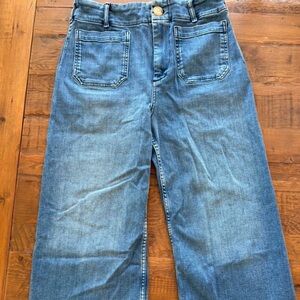 Anthropologie Maeve The Collette Wide Leg Jeans